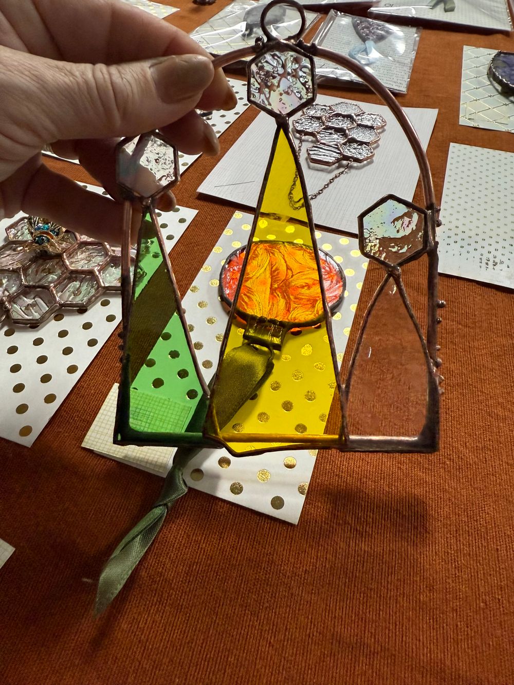 abstract family/tree motif